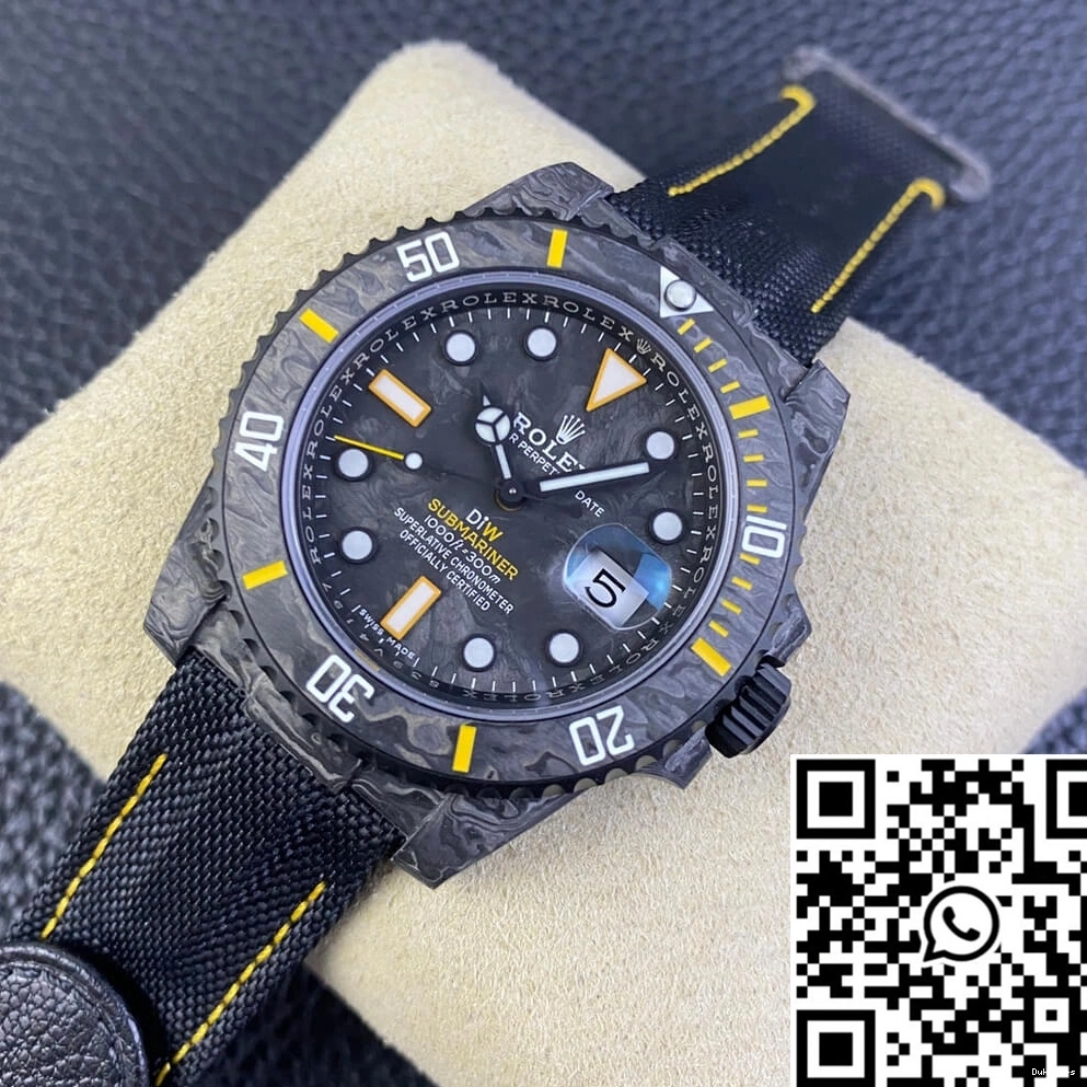 Fiber Factory Black Bezel Carbon Rolex DIW Submariner VS 0104